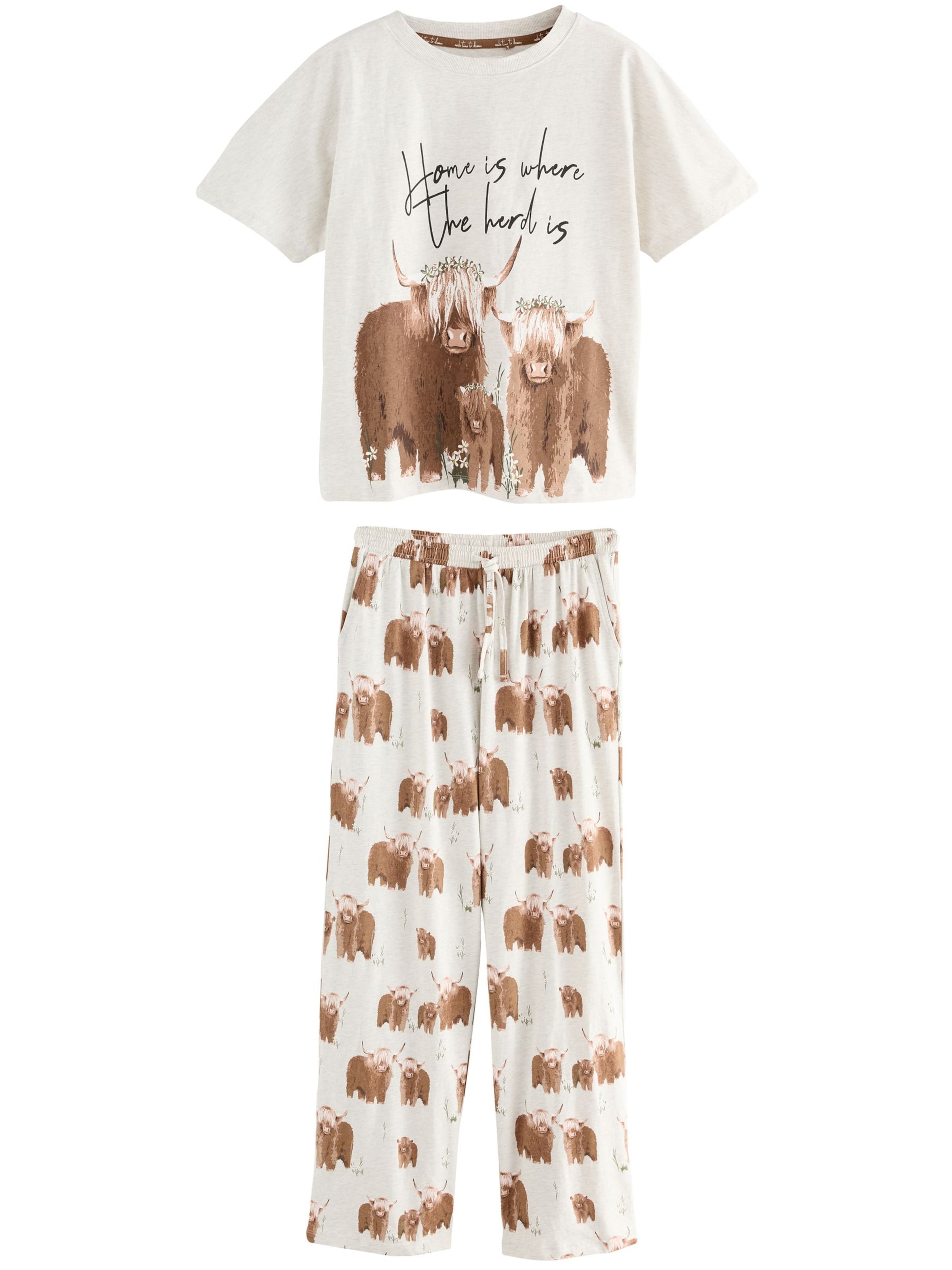 Next Pidžaama, värv hall: eest vaates