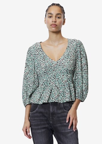 Marc O'Polo DENIM Bluse in Grün: predná strana