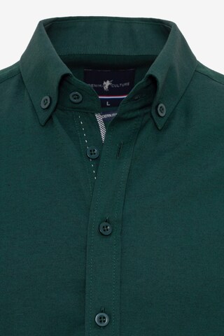 DENIM CULTURE - Ajuste regular Camisa 'Aubrey' en verde