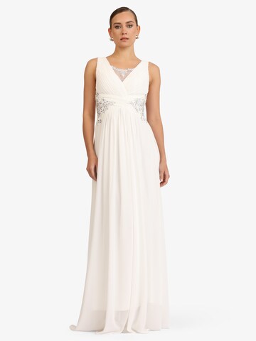 Kraimod Abendkleid in Weiß: Vorderseite