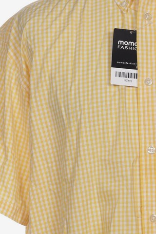 CELIO Button Up Shirt in XL in Yellow