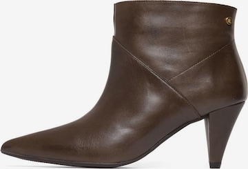 Bianco Booties 'GIDA' in Brown: front