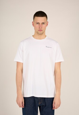 T-Shirt KnowledgeCotton Apparel en blanc : devant