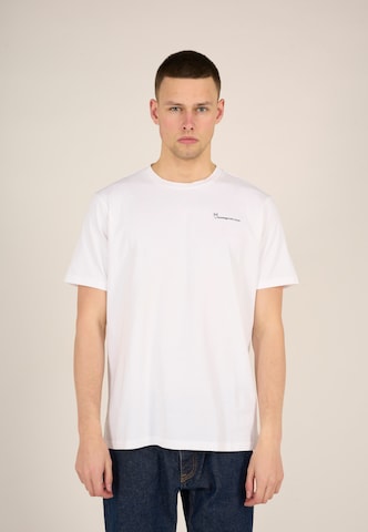 T-Shirt KnowledgeCotton Apparel en blanc : devant