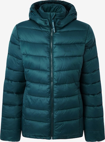 Pepe Jeans Winter Jacket 'MADDIE' in Green: front