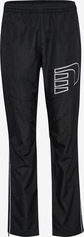 Newline Regular Pants in Black: front