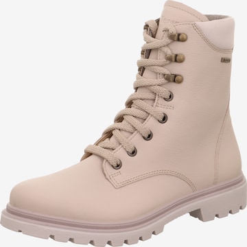 Legero Schnürstiefelette 'Monta' in Beige: Vorderseite