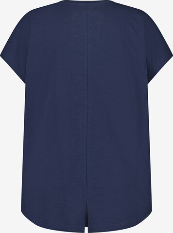 SAMOON T-Shirt (GOTS) in Blau