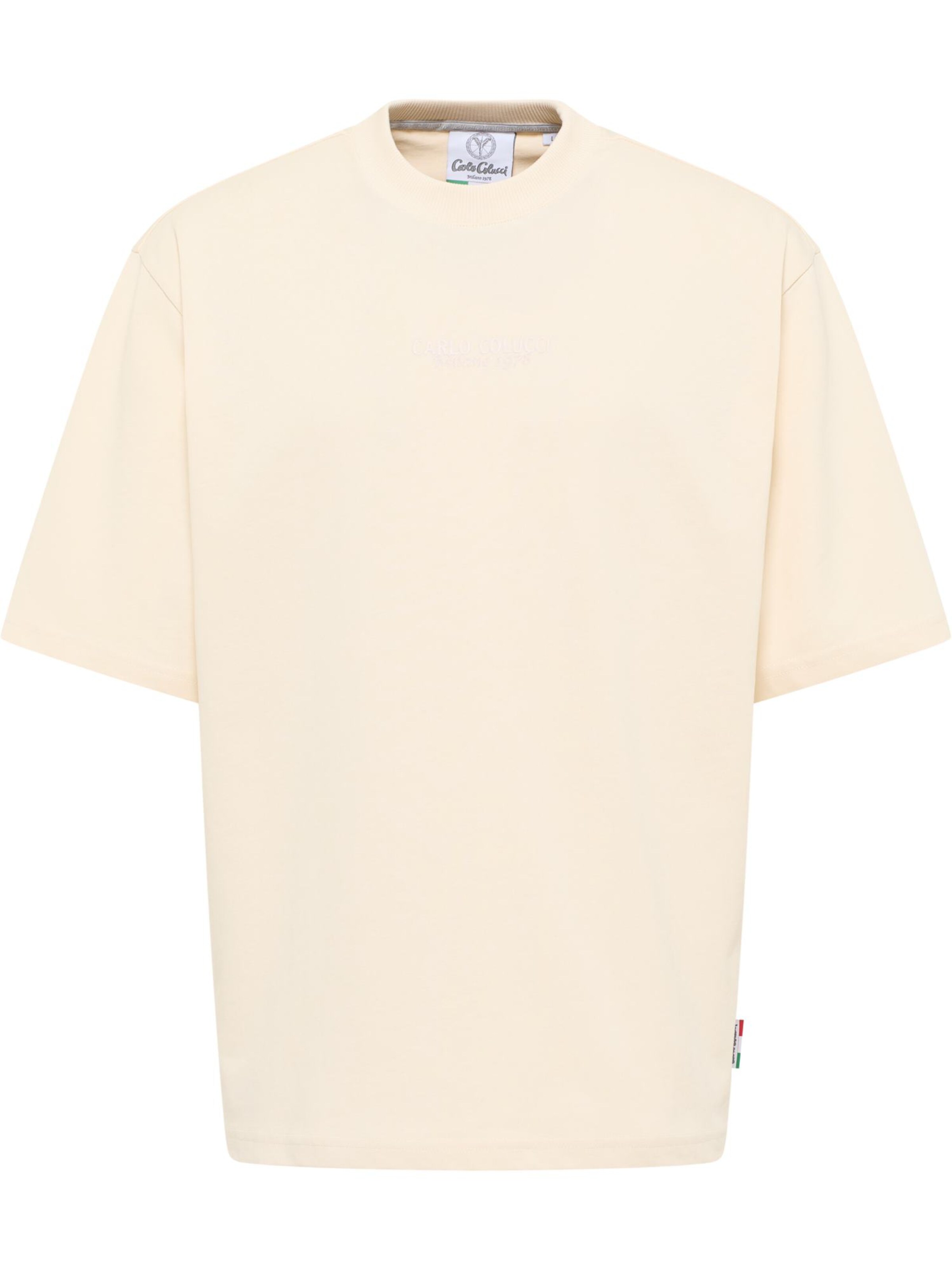 Carlo Colucci Shirt 'Donner' in Beige: front