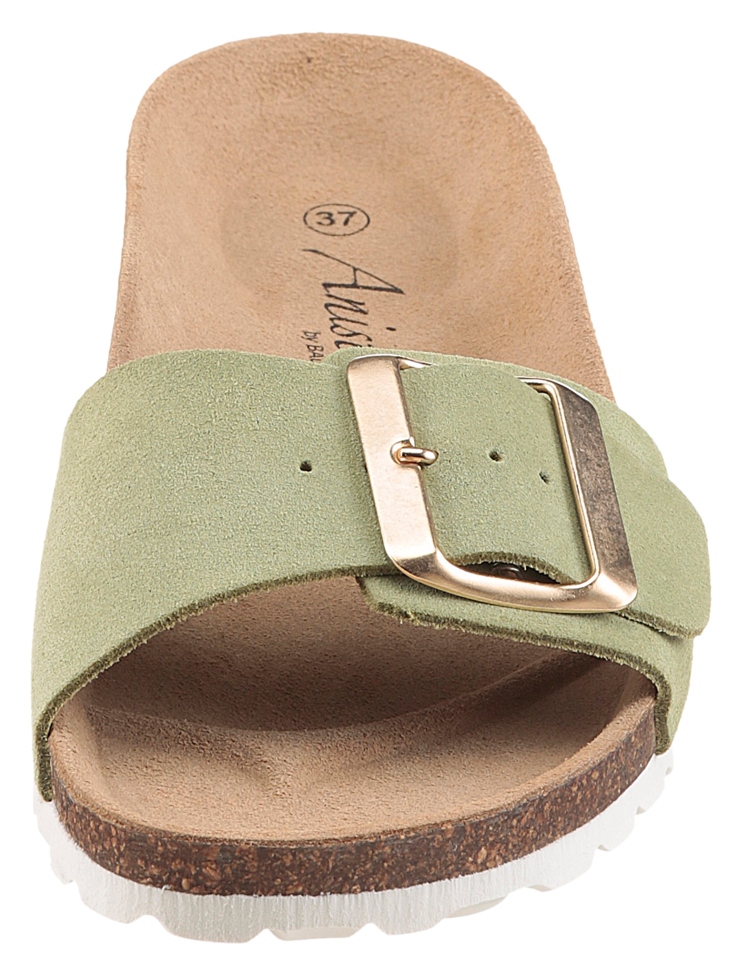 Aniston Mules in Green