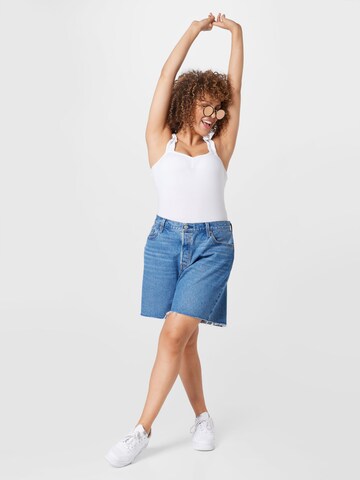 Levi's® Plus regular Jeans '501® 90s Shorts' i blå