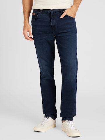 Coupe slim Jean 'TEXAS SLIM' WRANGLER en bleu : devant