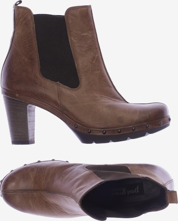 Paul Green Dress Boots in 38 in Brown: front