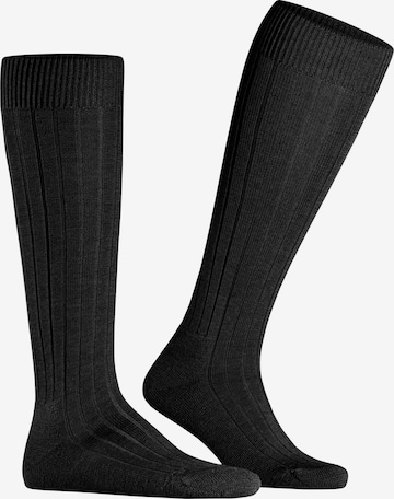 FALKE Knee High Socks 'Teppich im Schuh' in Black: front