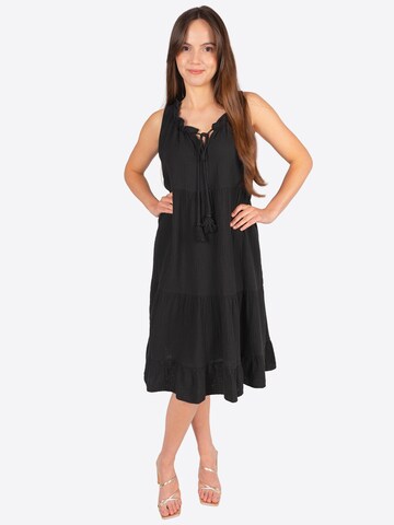 Seasons of April Kleid 'BUKI' in Schwarz: Vorderseite
