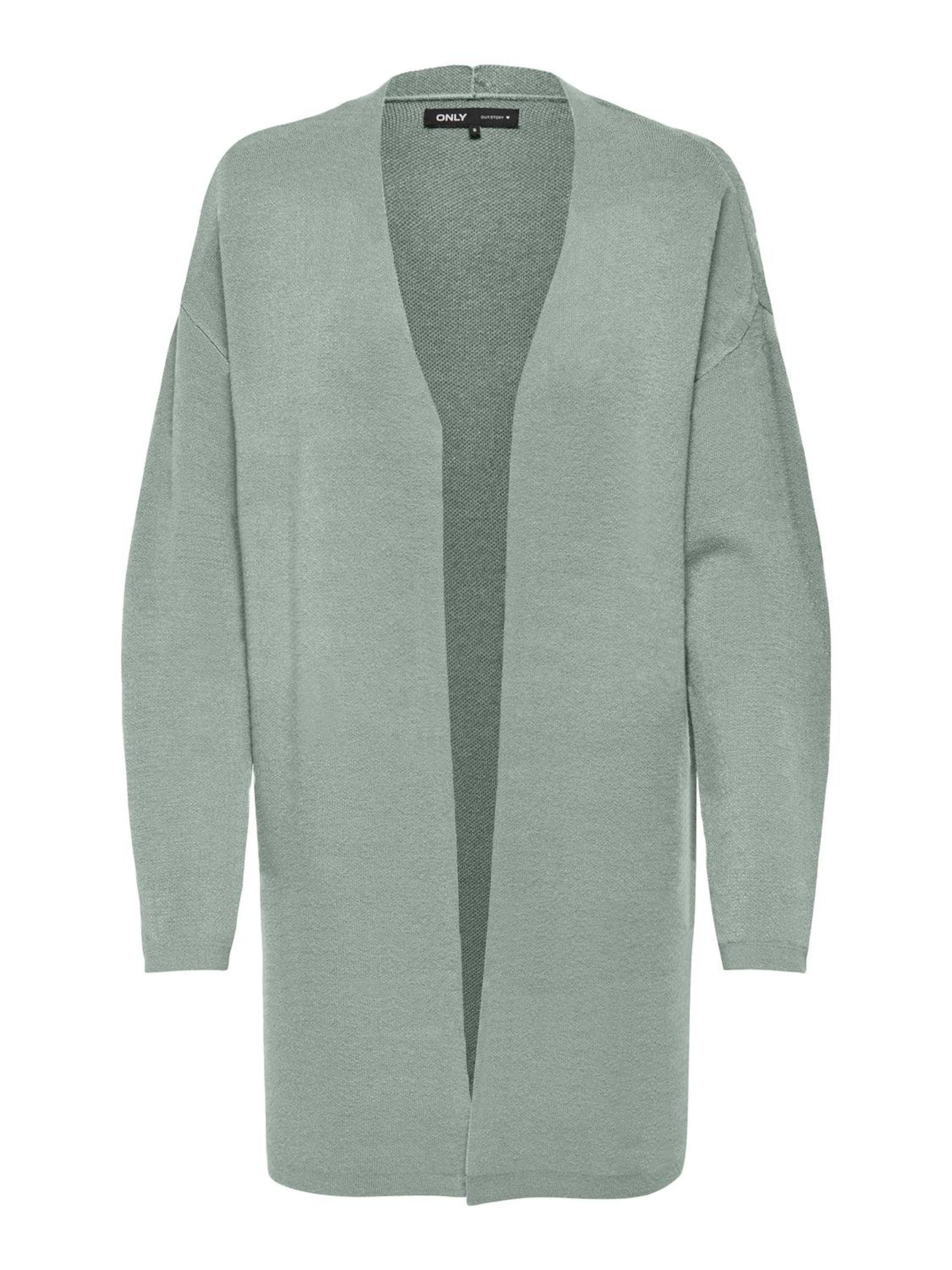 ONLY Strickjacke 'ONLFRIDA' in Grün: Vorderseite