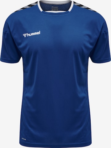 T-Shirt fonctionnel Hummel en bleu : devant