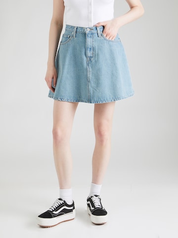 LEVI'S ®Suknja 'Mini Flounce Skirt' - plava boja: prednji dio
