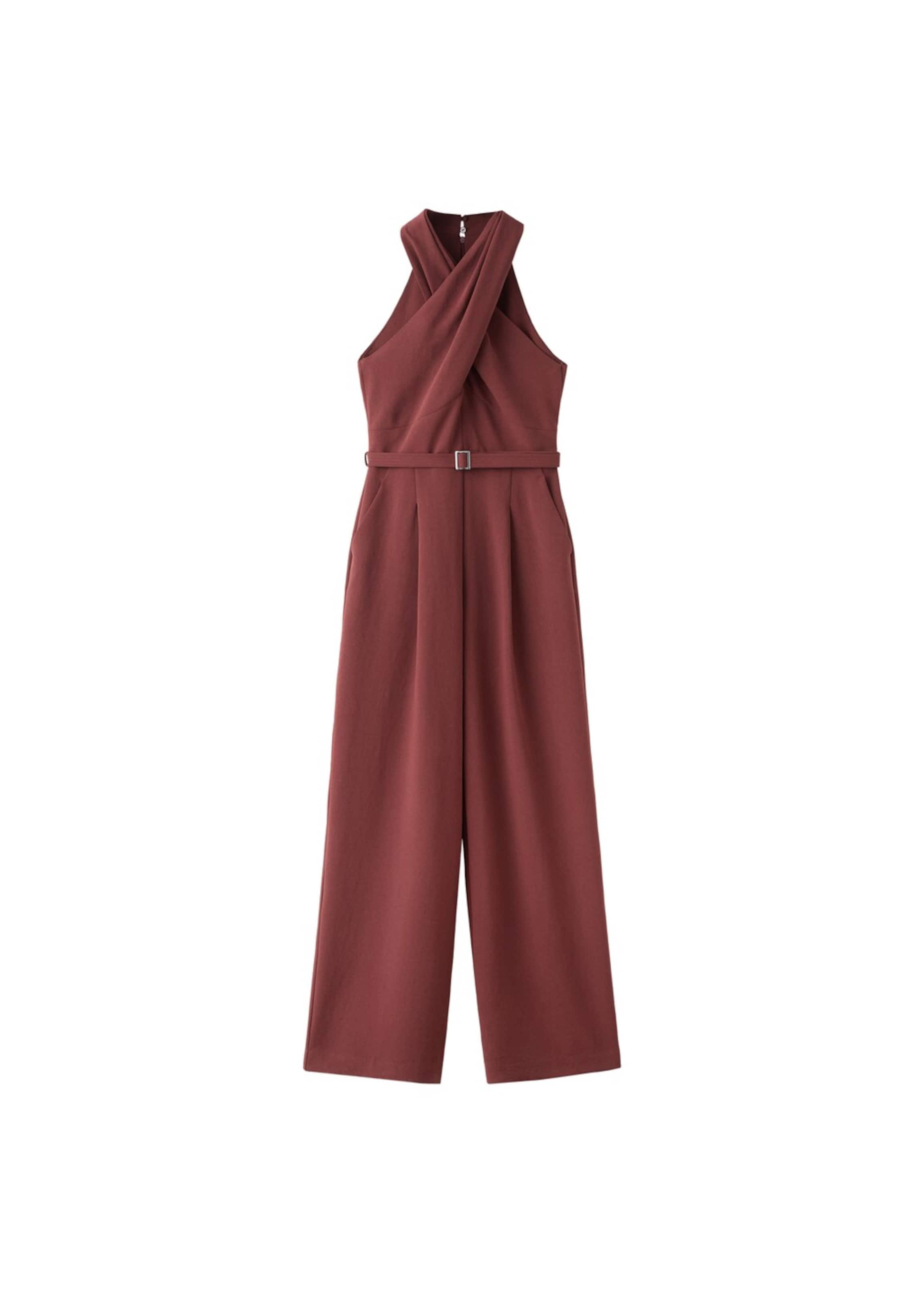 MANGO Jumpsuit 'Jane' in rubinrot, Produktansicht