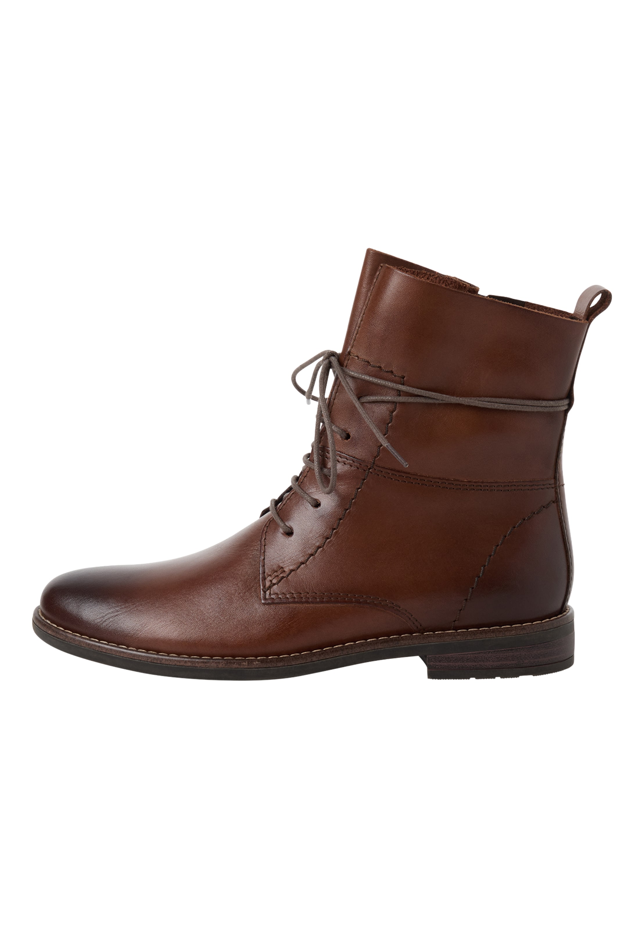 MARCO TOZZI Lace-Up Ankle Boots in Brown