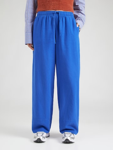 TOPSHOP Wide leg Παντελόνι 'Lakia' σε μπλε: μπροστά