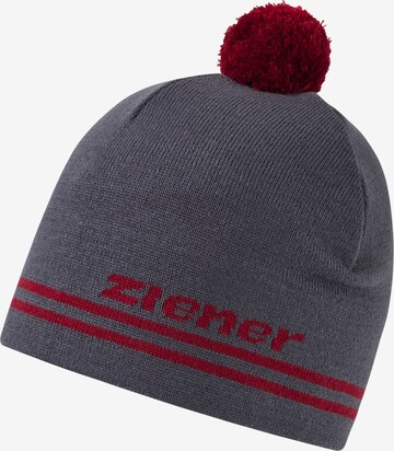 ZIENER Athletic Hat 'IMHAN' in Grey: front