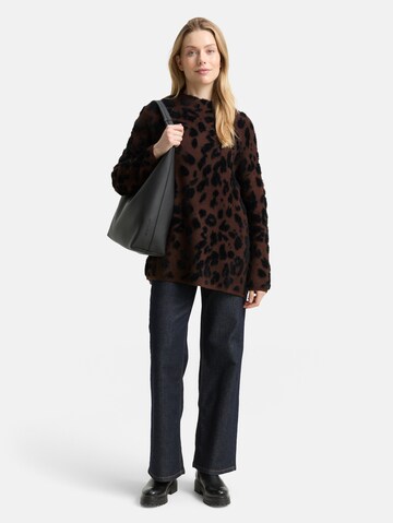 TOM TAILOR Pullover in Braun