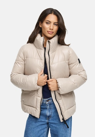 NAVAHOO Winterjas 'Eispracht 14' in Beige: voorkant