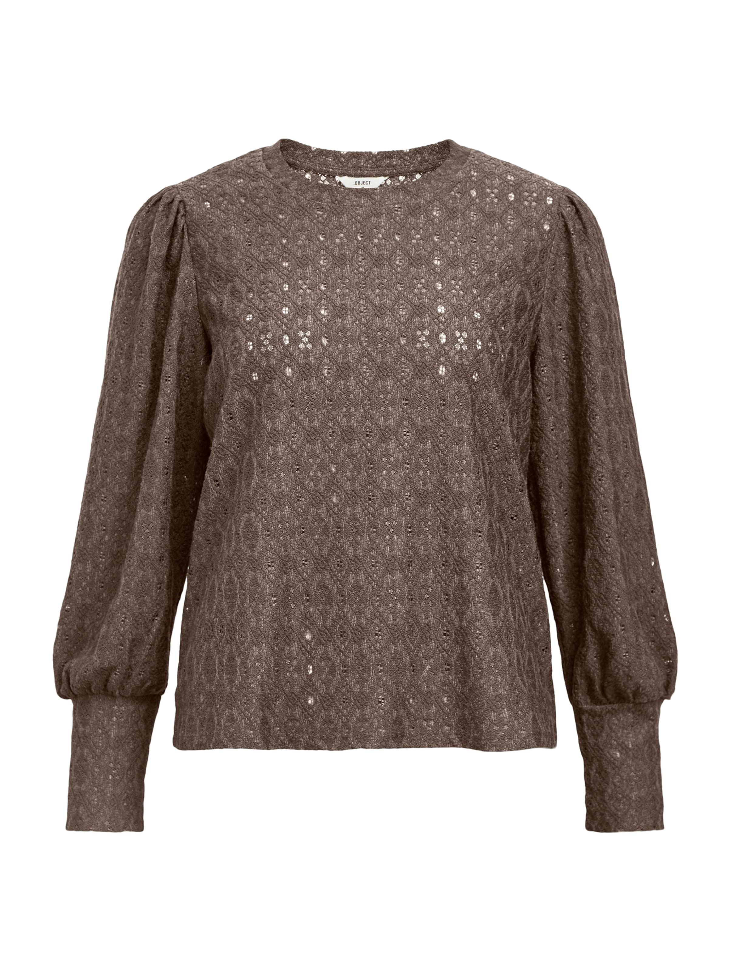 OBJECT Тениска 'OBJLaila' в кафяво: отпред