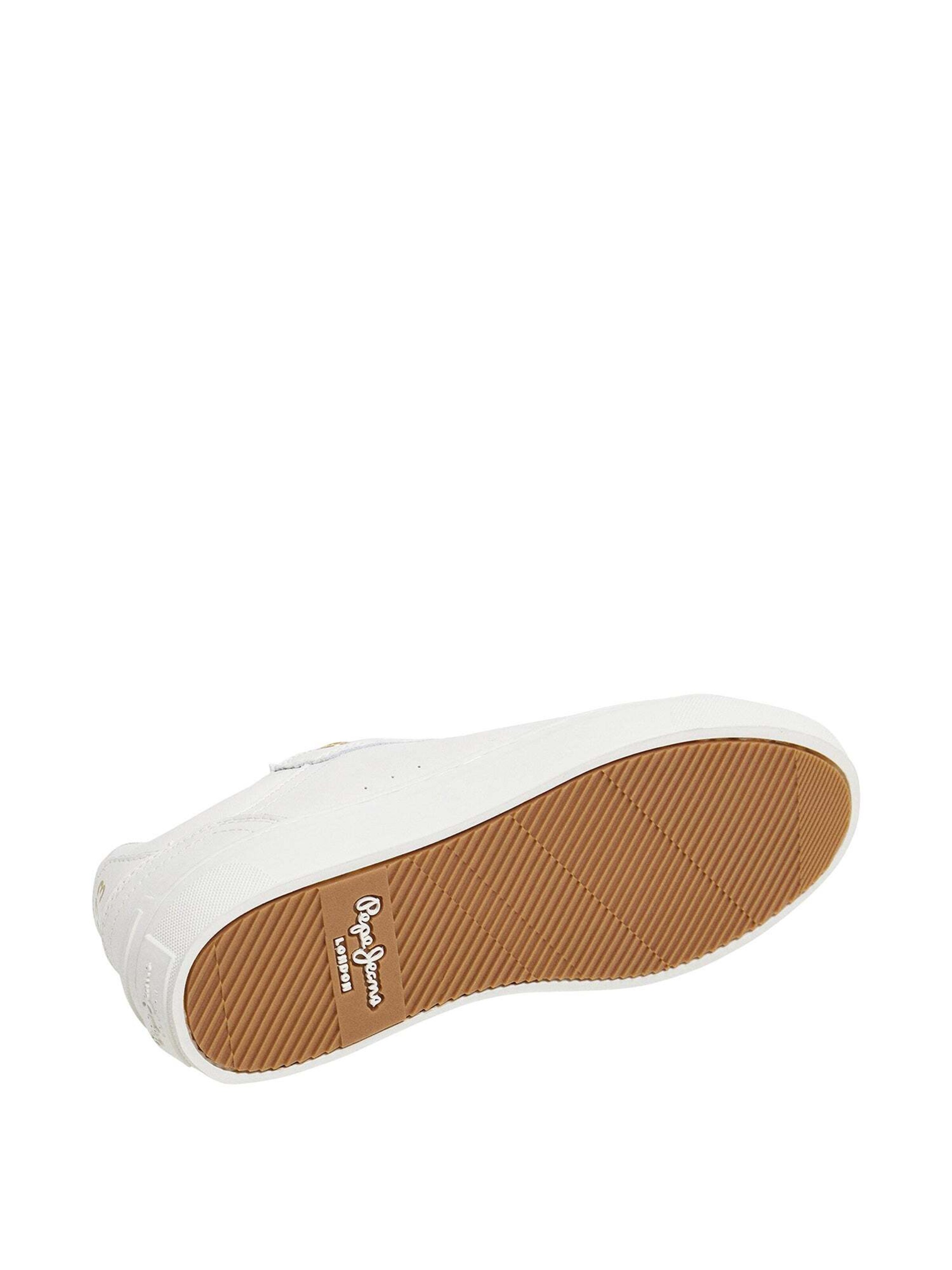 Pepe Jeans - Sapatilhas baixas 'Camden Edition' em branco