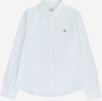 GANT Regular Fit Skjorte i hvid: forside