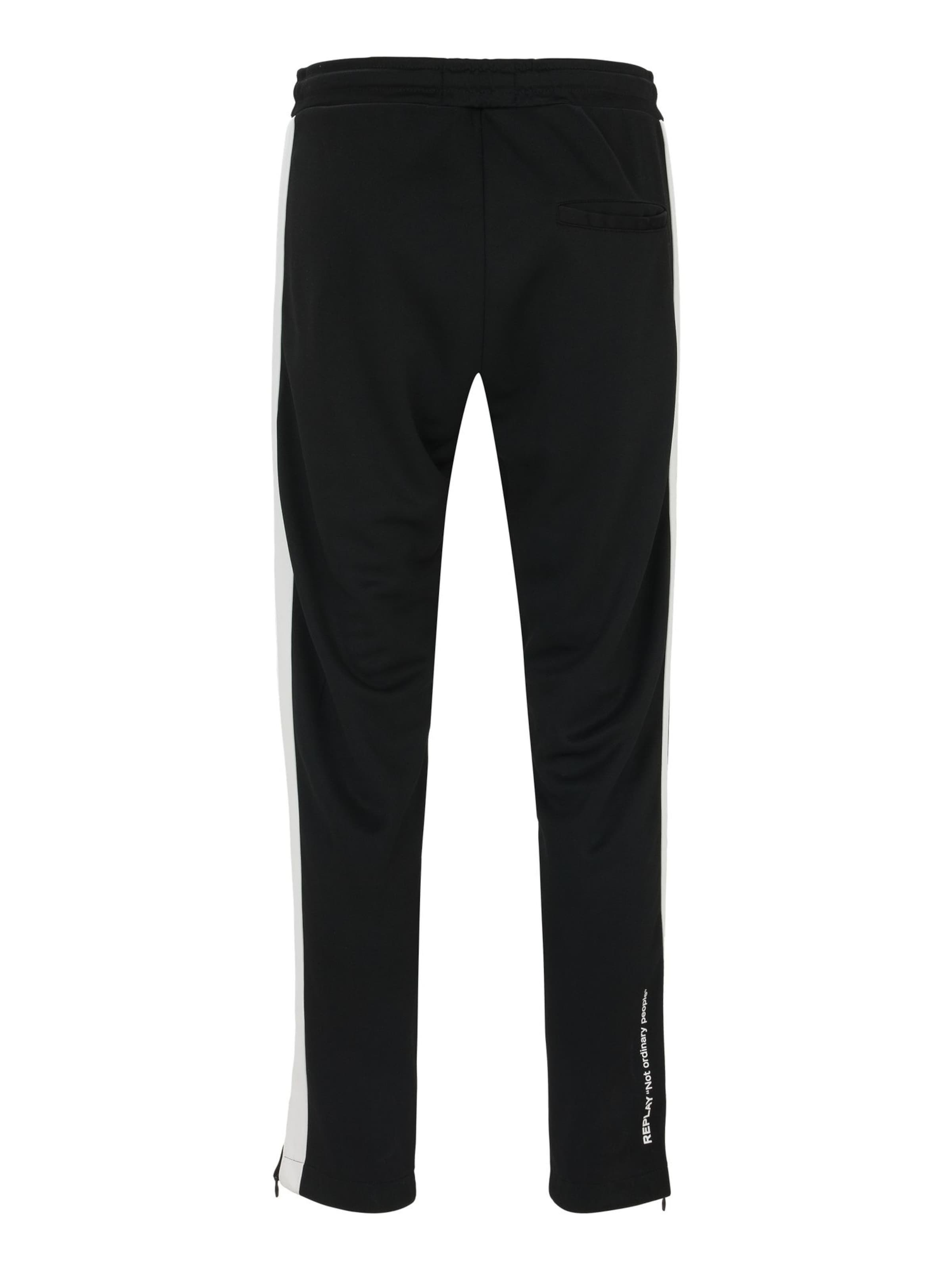 REPLAY Regular Trousers 'Tech' in Black