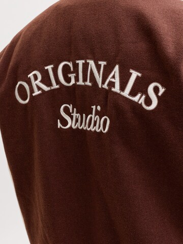 JACK & JONES Демисезонная куртка 'JORMeadowns' в Красный