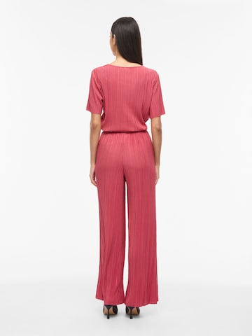 Wide Leg Pantalon folklorique 'VIPLisa' VILA en rose