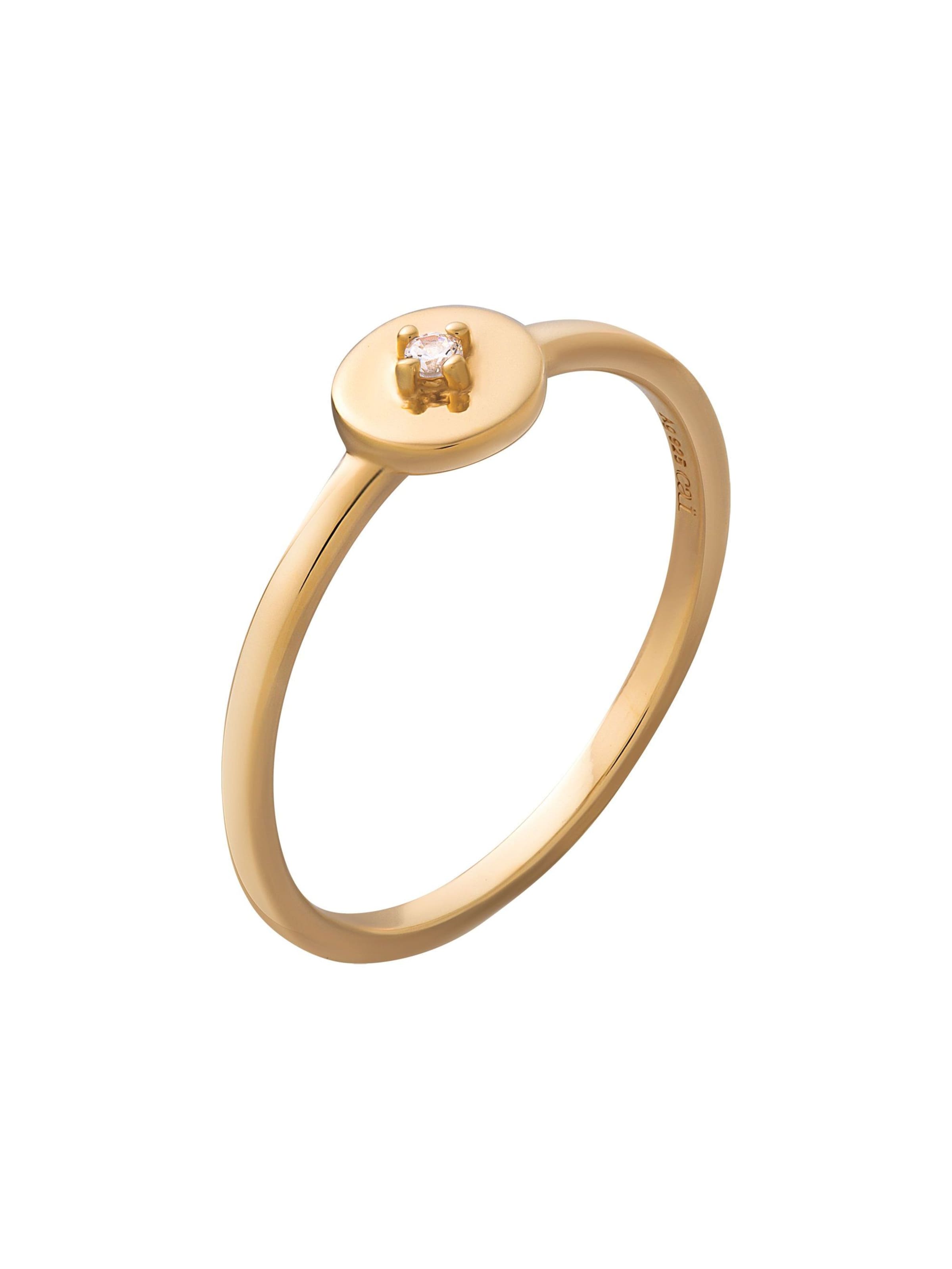 Bague caï en jaune : devant