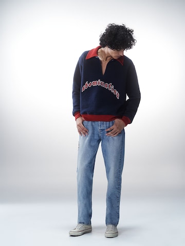 Luka Sabbat for ABOUT YOU Sweater 'Ivan' in Blue