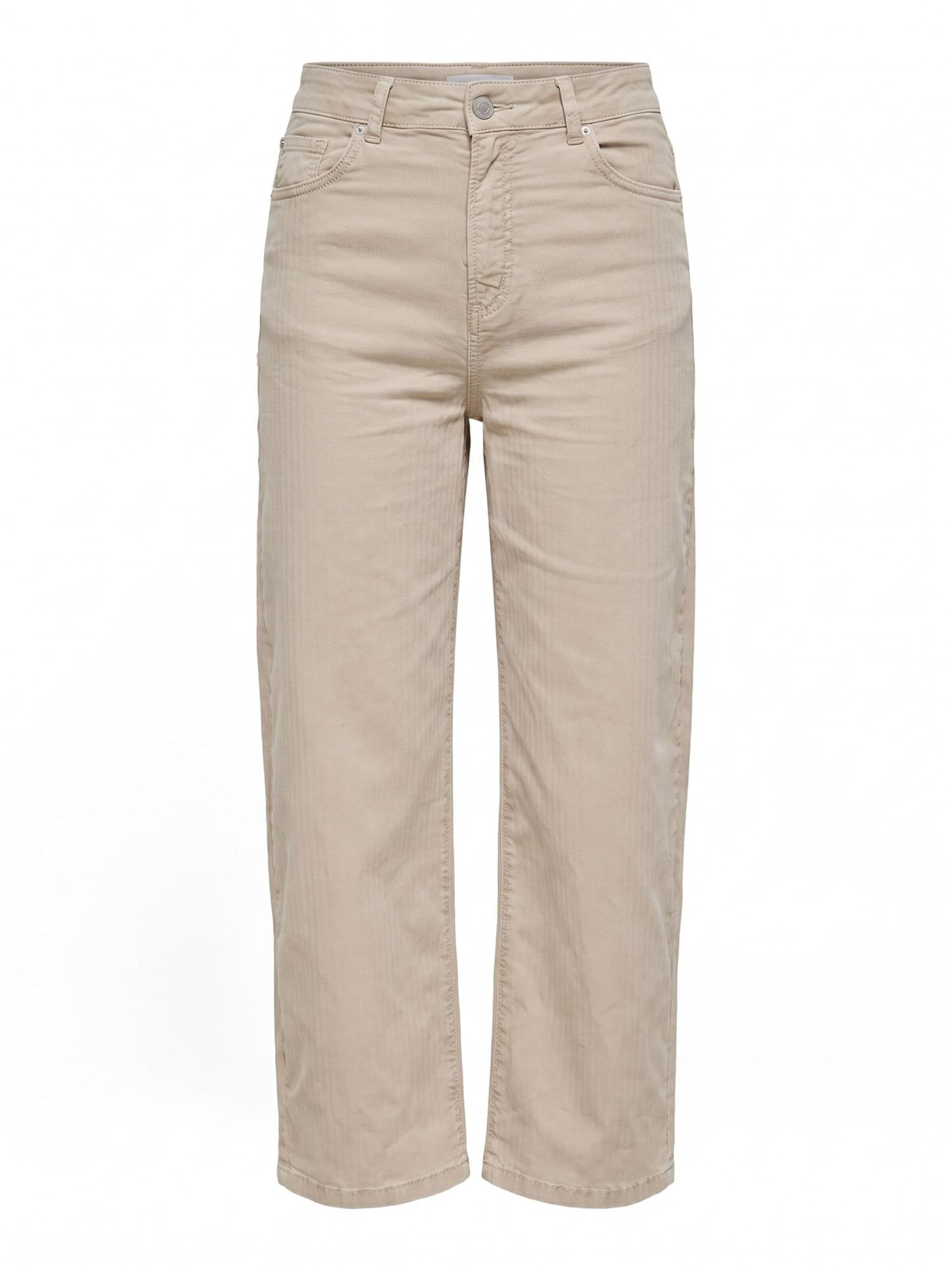 Zhrill Regular Pants 'ZHIZA' in Beige: front