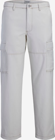 JACK & JONES regular Cargobukser i hvid: forside