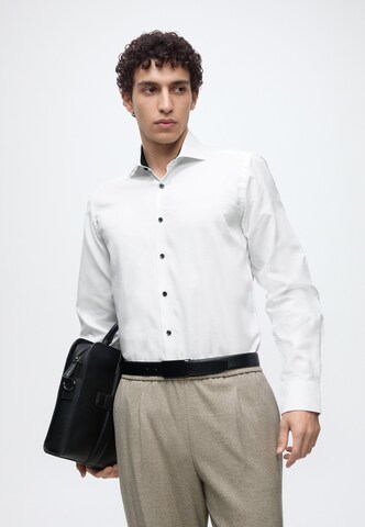 Bruun & Stengade Regular Fit Skjorte 'Andani' i hvid