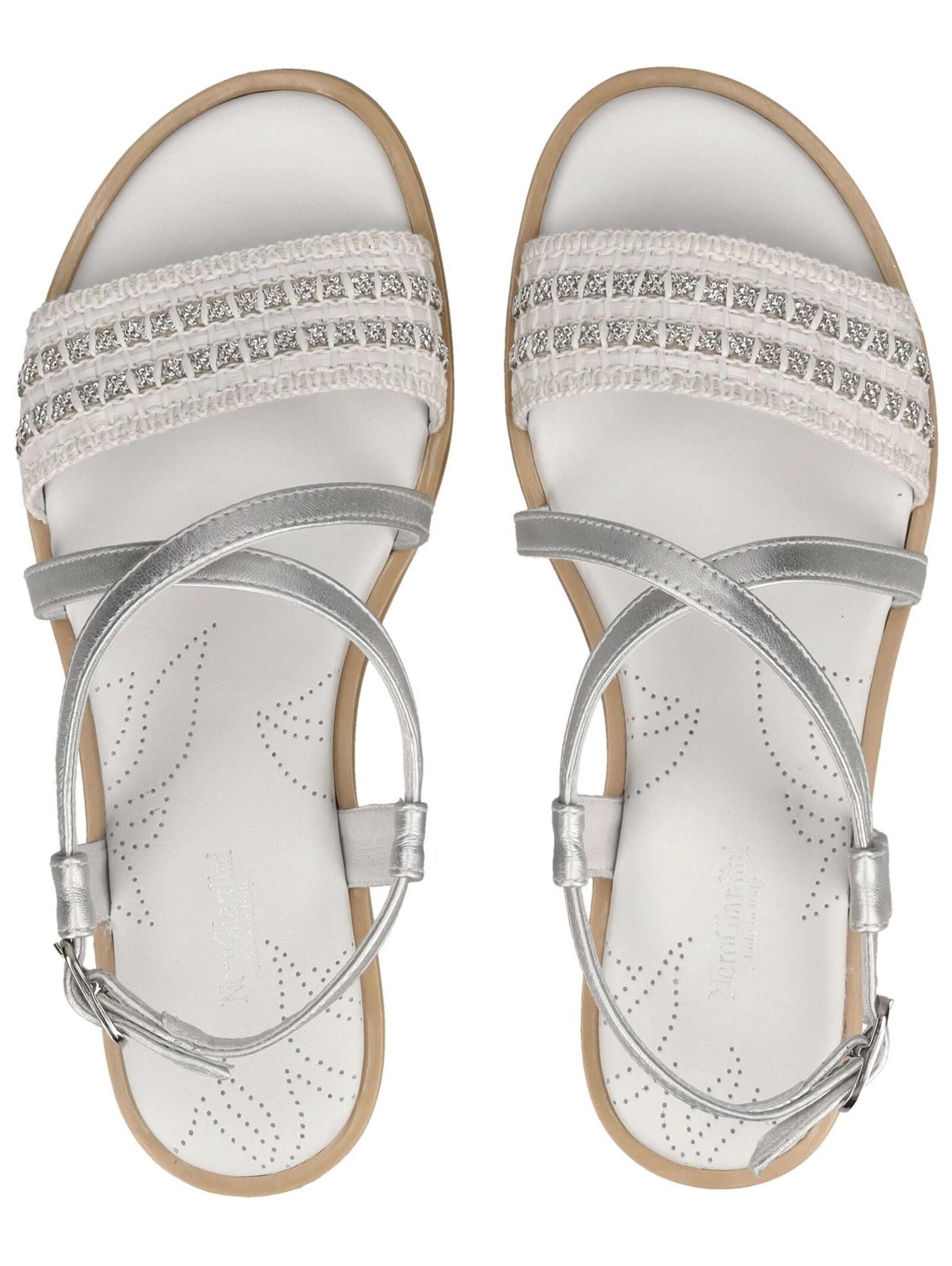 Sandales Nero Giardini en argent