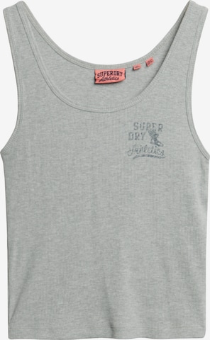 Superdry Top 'Athletic Essential' in Grau: predná strana