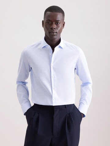 SEIDENSTICKER Slim Fit Hemd 'Classic Essentials' in Blau