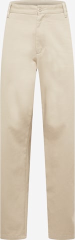 Carhartt WIPChino hlače 'Calder' - siva boja: prednji dio