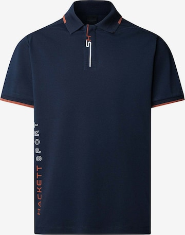 T-Shirt Hackett London en bleu : devant