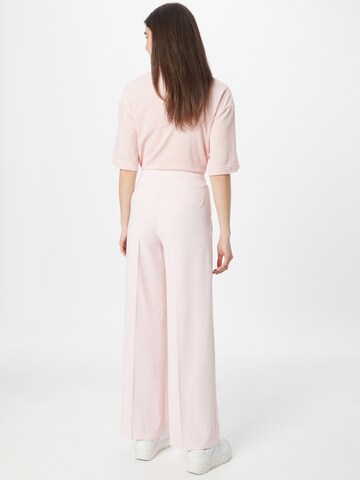 SELECTED FEMME Wide leg Pleat-Front Pants 'Tinni' in Pink