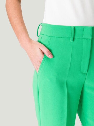 Coupe slim Pantalon à plis zero en vert