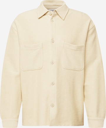 Chemise 'Stay' WEEKDAY en beige : devant