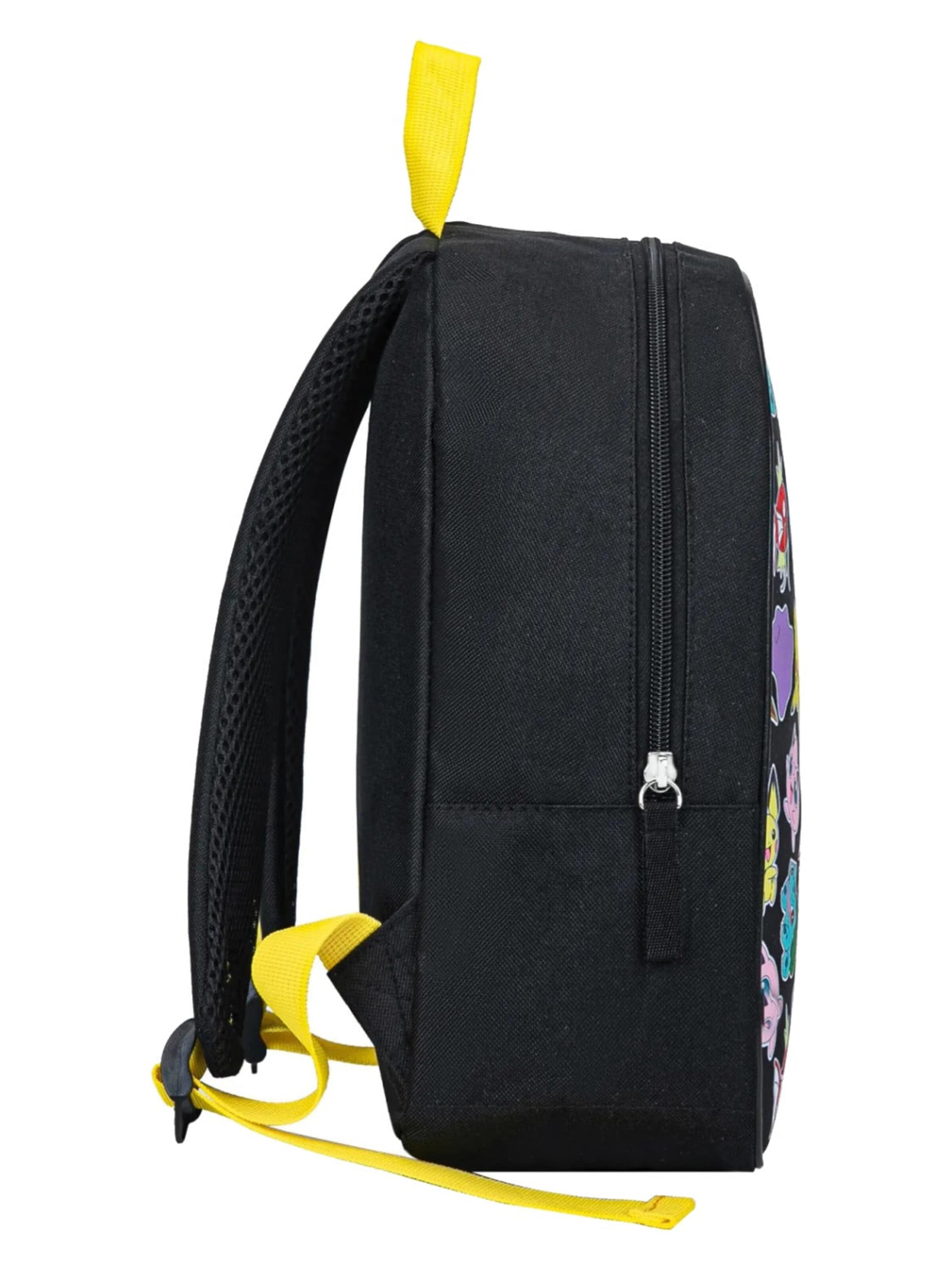 Pokémon Backpack 'Pokémon Rugzak All Over Print Zwart Hoogte 31 cm' in Grey