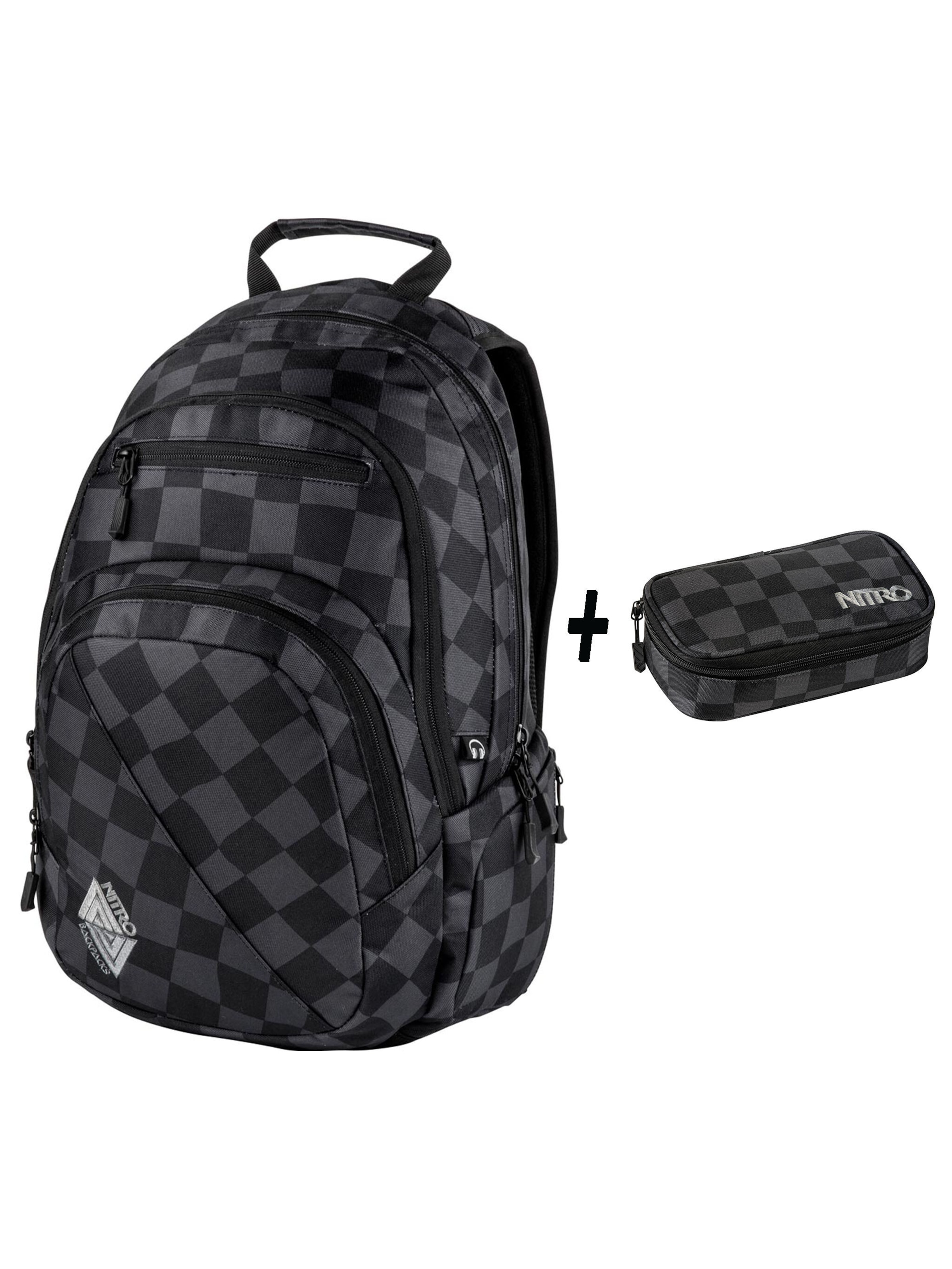 Sac à dos NITRO en noir : devant