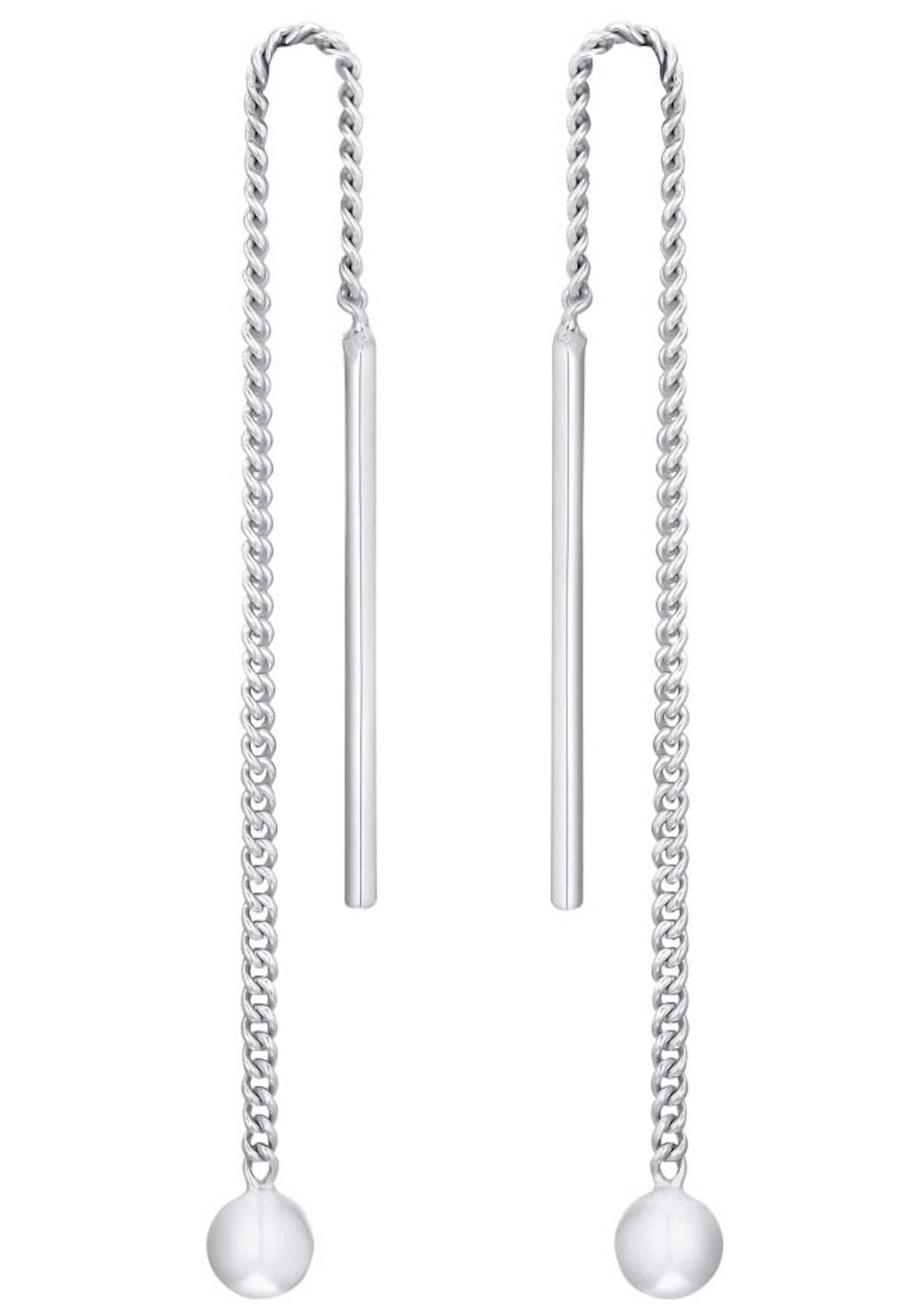 AMOR Earrings in Silver: front